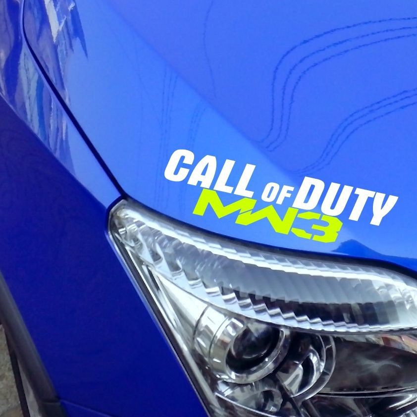使命召唤贴纸双色反光汽车车贴