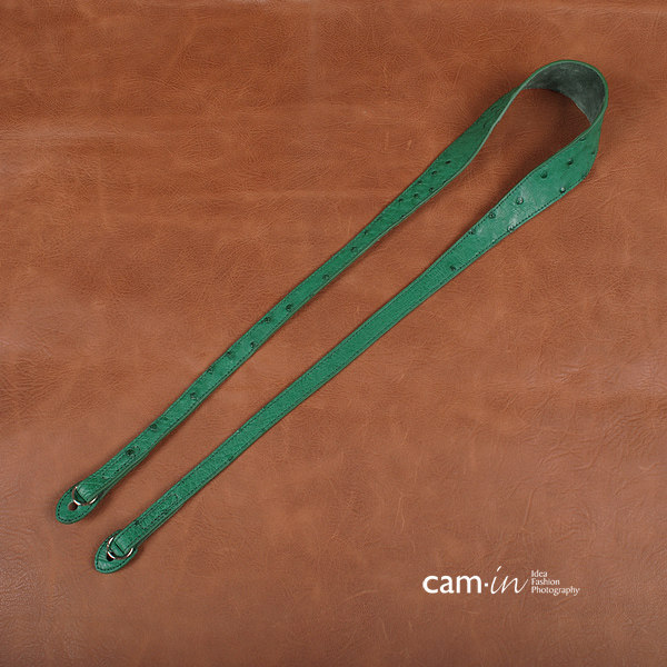 cam-in真皮徕卡数码照相机背带 适用徕卡微单肩带鸵鸟皮CAM2522
