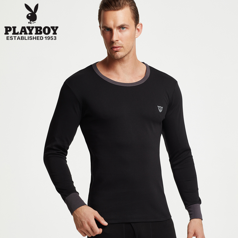 PLAYBOY/»¨»¨¹«×ÓÔ²ÁìײɫÄÐÊ¿»ù´¡±£Å¯ÄÚÒ´¿ÃÞÇïÒÂÇï¿ãÌ××°
