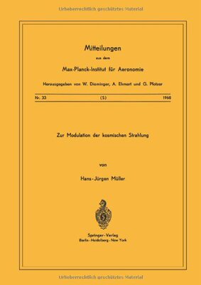 【预订】Zur Modulation Der Kosmischen Strahlung