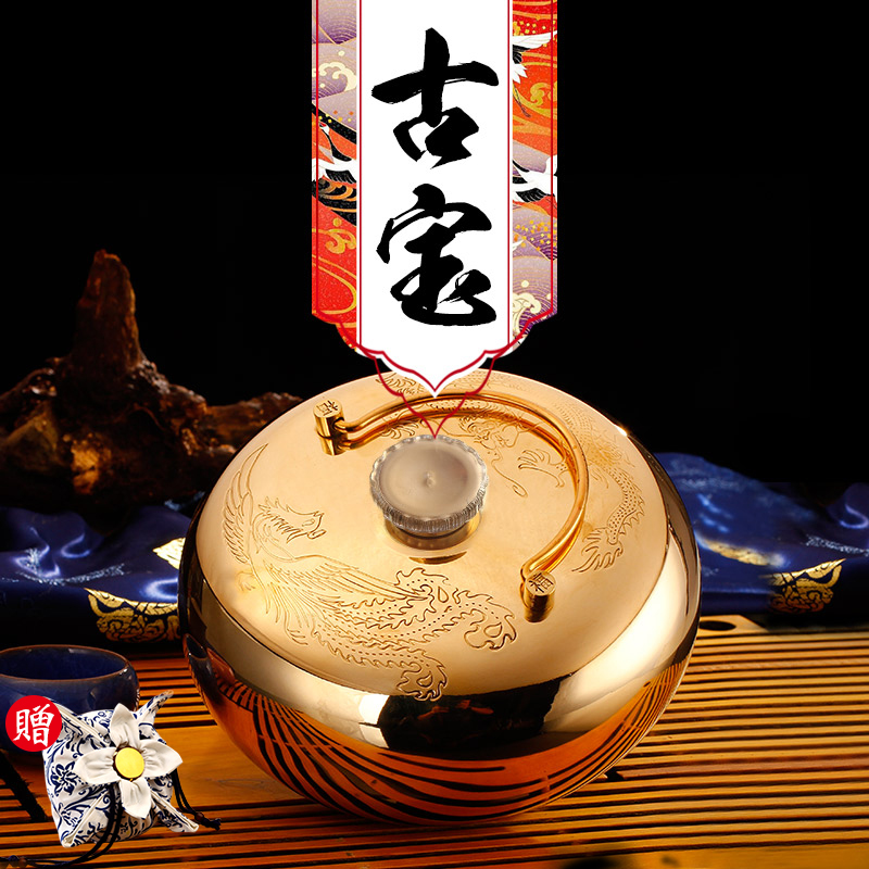 湯婆子銅制加厚 熱水袋注水暖手寶暖水壺暖水袋暖腳暖被窩燙婆子