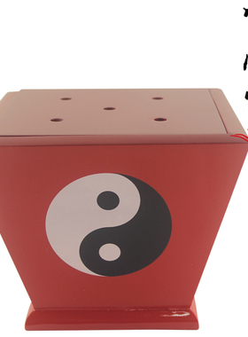 彩绘文王桃木聚财复古客厅