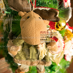 XX圣诞装饰摆件 圣诞节装饰派对布置 橱窗摆设 糖果袋 Christmas