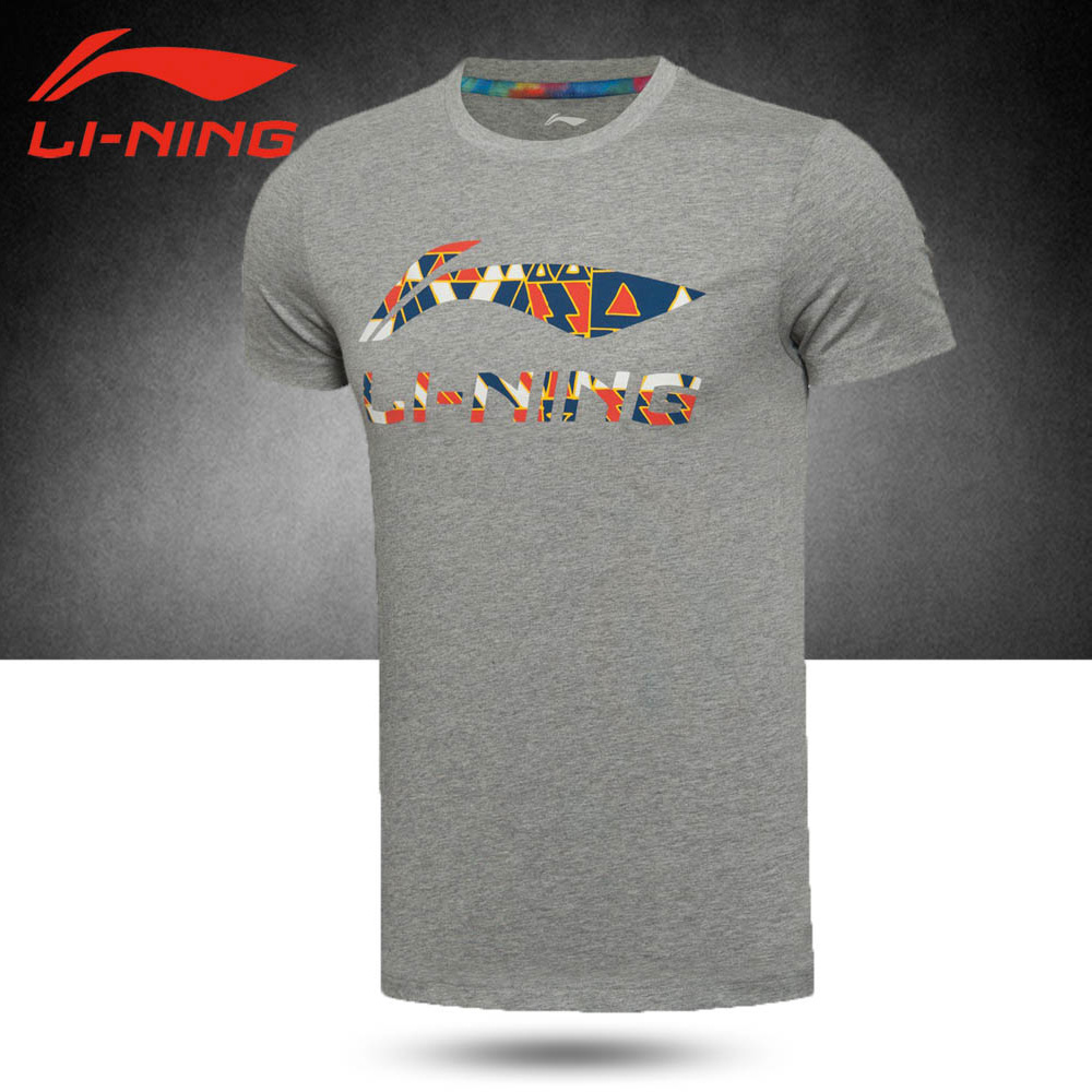 Tshirt de sport homme LINING GHSL015 en coton - Ref 459003 Image 1