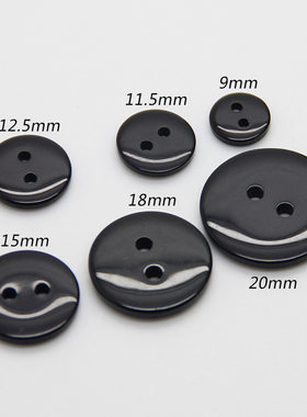 厂家直销纽扣9mm-25mm两眼面包