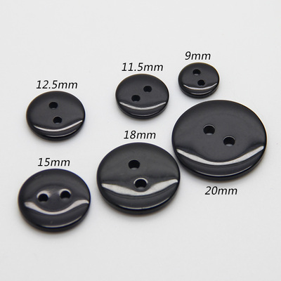 厂家直销纽扣9mm-25mm两眼面包