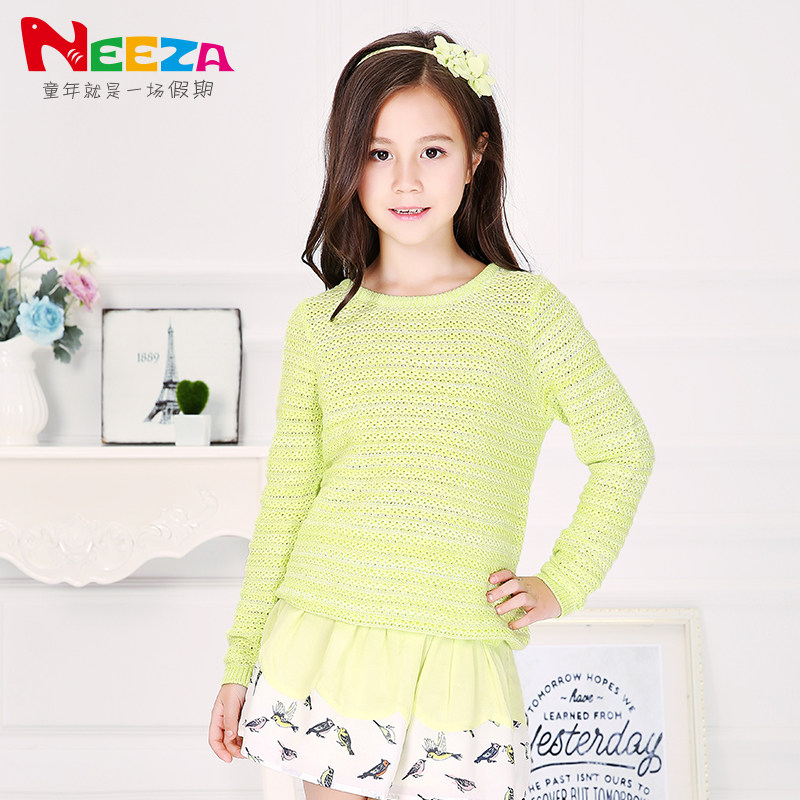 Pull fille NEEZA à manche longue - Ref 2105567 Image 1