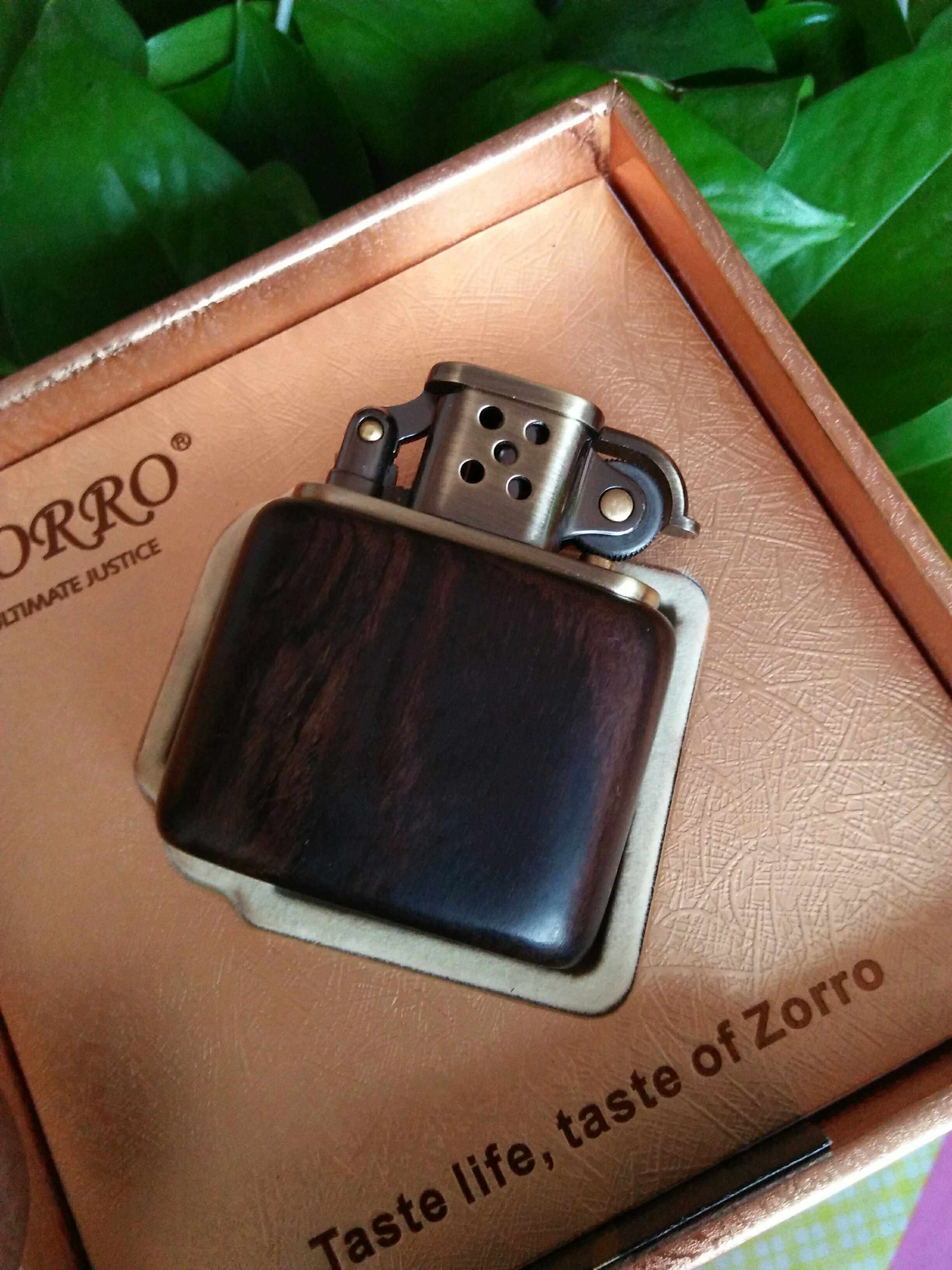 包邮乌木绿檀血檀大叶黄花梨犀牛角紫檀老九门煤油打火机自己加工