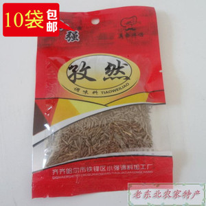 齐齐哈尔小强烧烤调料烤肉铁板烧羊肉串撒料20g孜然粒 20袋包邮