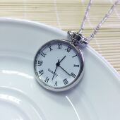 石英项链怀表钟表饰品 学生儿童老人手表钥匙扣书包挂件表 包邮