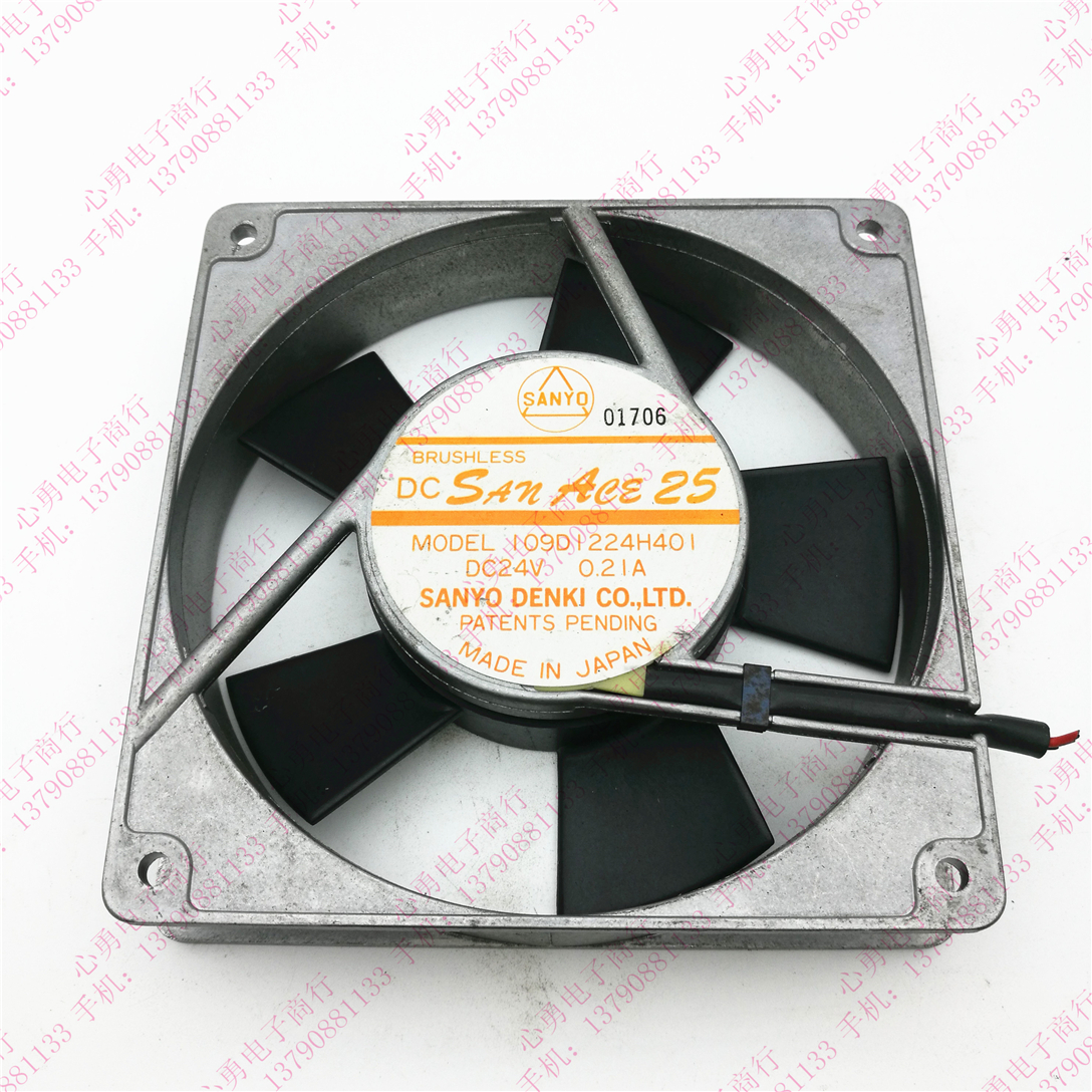 原装日本三洋 109P1224H401 24V 0.21A 12038 变频器散热风扇