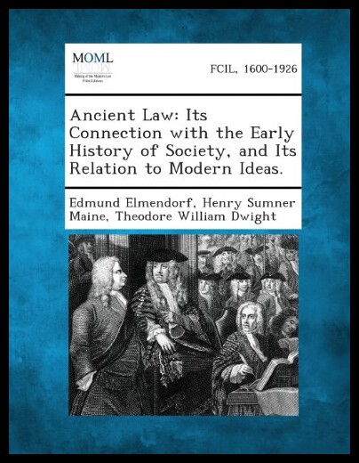 【预售】Ancient Law: Its Connection with the E
