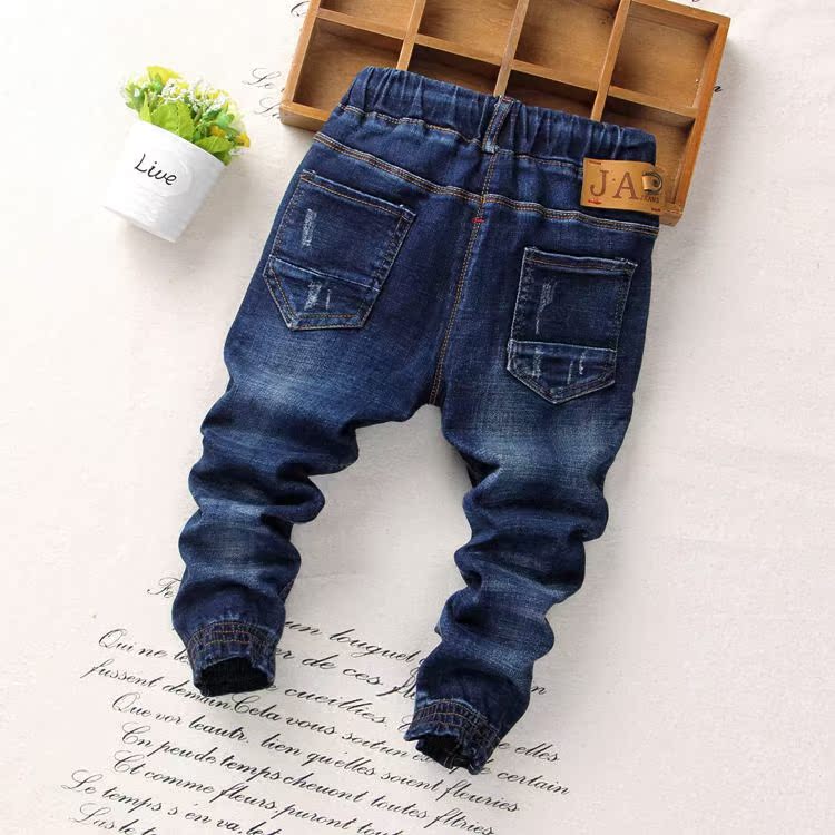 Pantalon pour garcons et filles Jeans pour les enfants en toile - Ref 2057991 Image 2