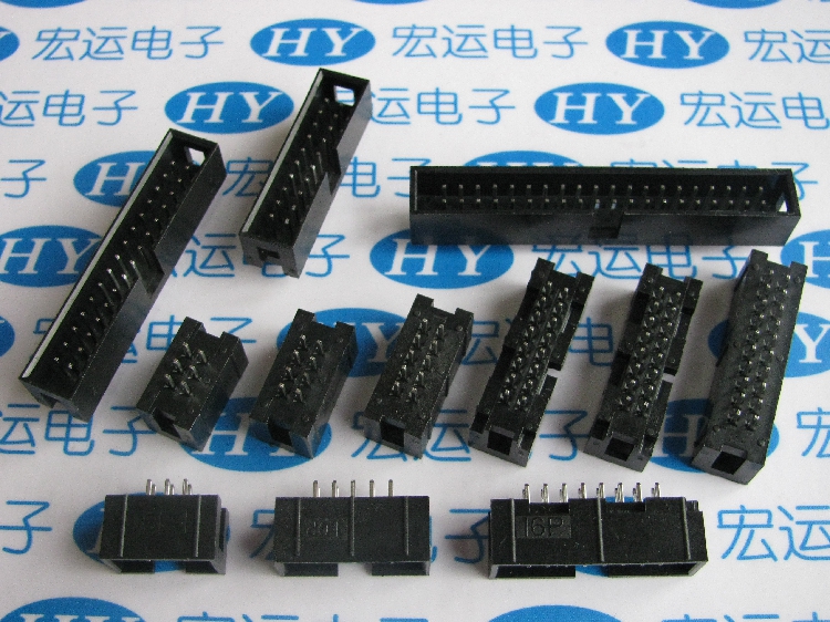 简牛座2.54DC3简易直插牛角插座