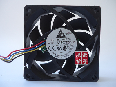 台达 7015 7CM 7厘米风扇 4针PWM 热敏温控 AFB0712VHB 0.55A