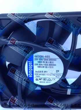 全新原装德国Ebm-papst风扇专售TYP4650N-465 12038 230V 保质5年