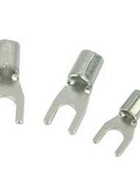 UT10-5 叉形裸端子 接线 冷压端子  镀银线耳 1000个 10平方