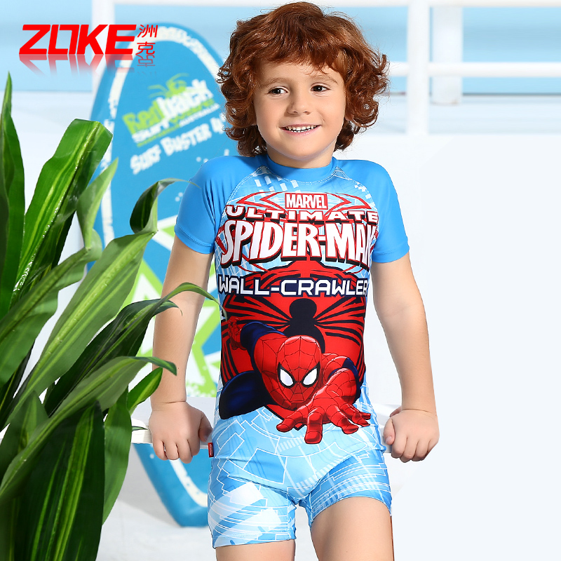 洲克儿童连体小孩子防晒游泳衣