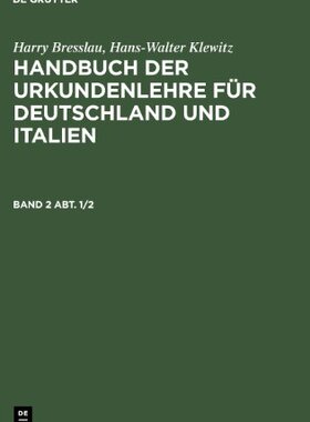 【预售】Harry Bresslau; Hans-Walter Klewitz: Handbuch ...