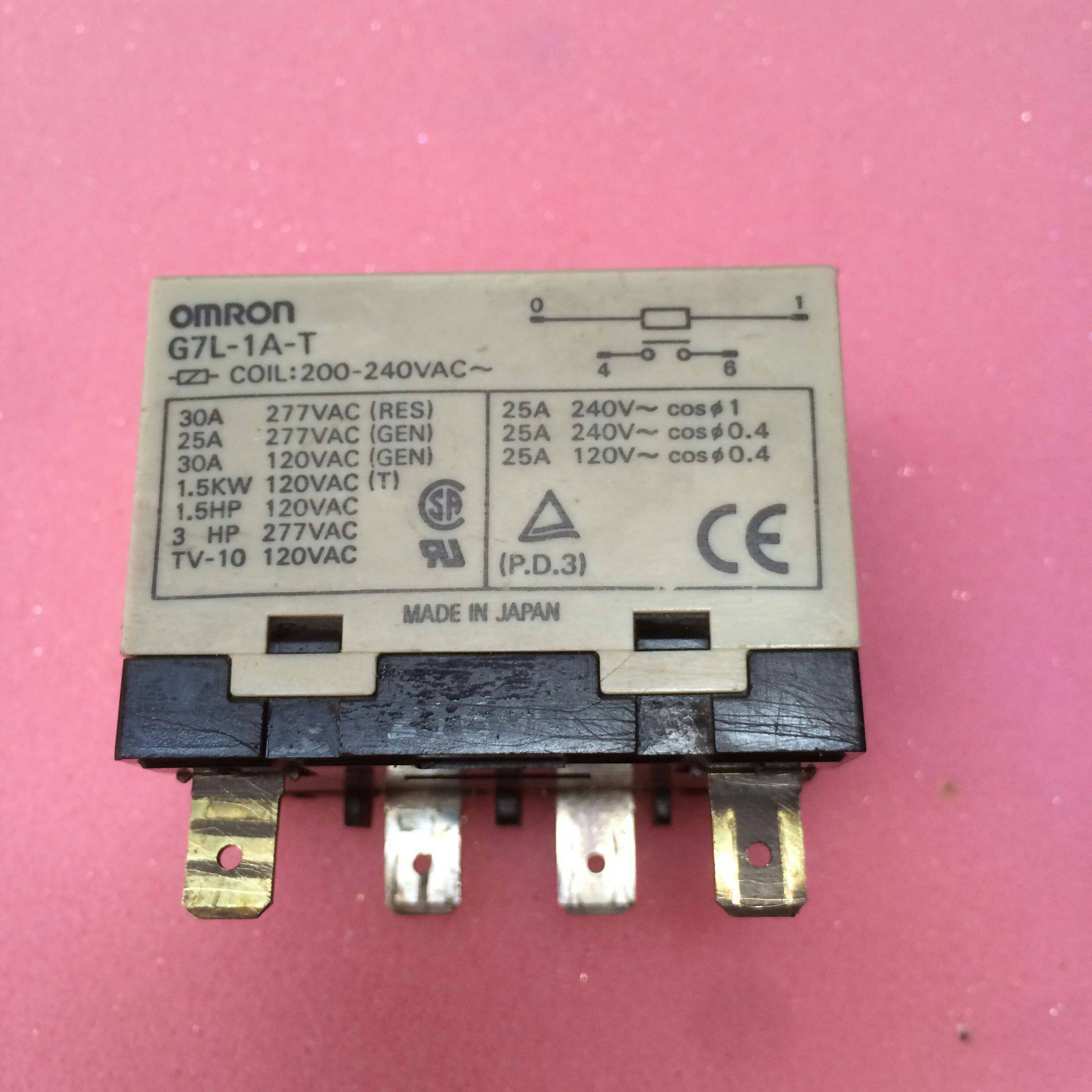 G7L-1A-T 交流电家电200-240VAC继电器拆机 G7L-1A-T-200-240VAC