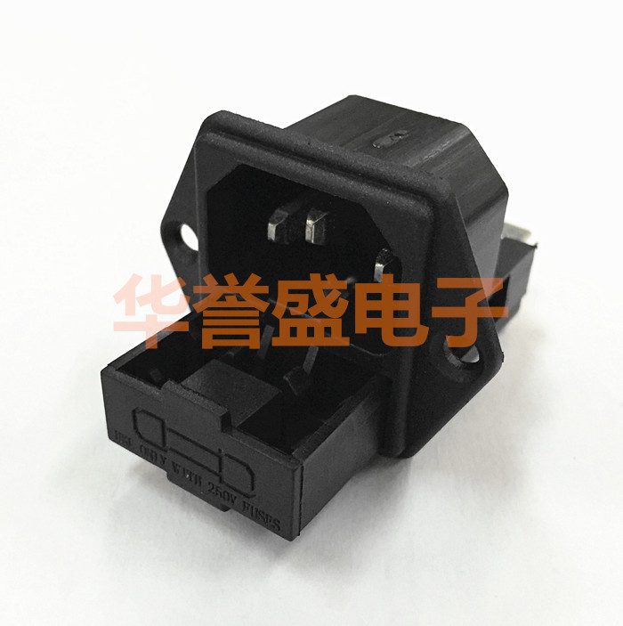 台湾PRONIC 器具 电源 AC插座 PST-101F-SD-C 带保险二合一