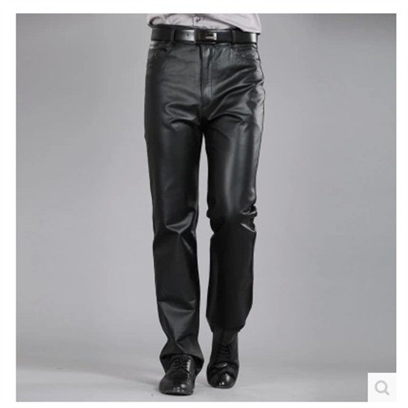 Pantalon cuir homme droit pour hiver - Ref 1492220 Image 1
