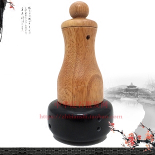 木柄砭石艾灸罐 正品包邮 砭灸按摩温熏调理器