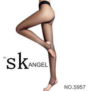 正品博弈SK女夏潮T档无痕隐形加大8D超薄防勾耐穿打底踩脚丝袜子