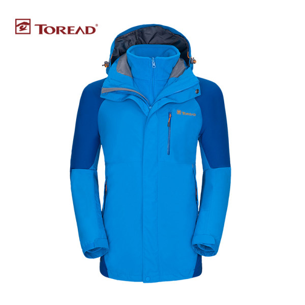 探路者 情侣款 保暖套绒防泼水 三合一冲锋衣 TAWC91874 优惠券折后¥399包邮(¥ 899-500)男、女多色可选