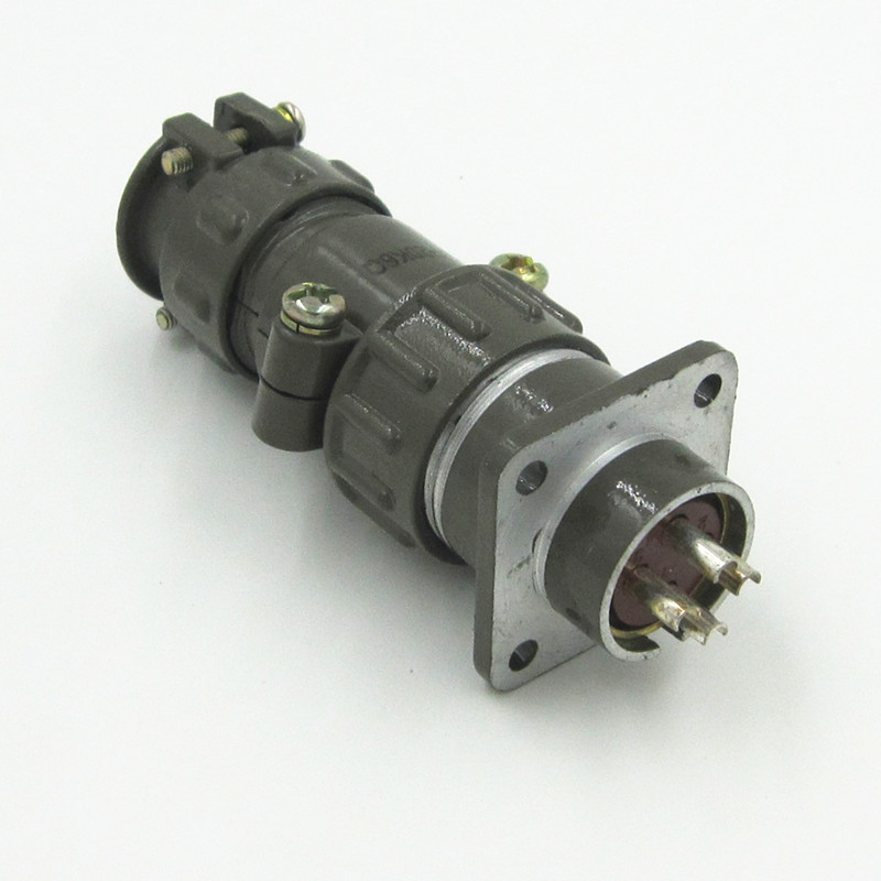 对接式圆形连接器插座