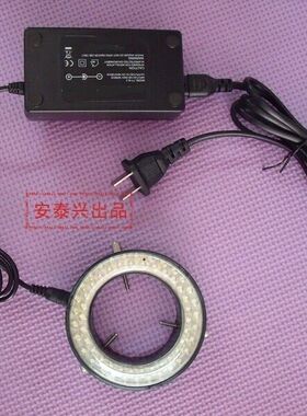 黑色LED显微镜环形灯 体视显微镜 环形光源 环形灯管 亮度可调