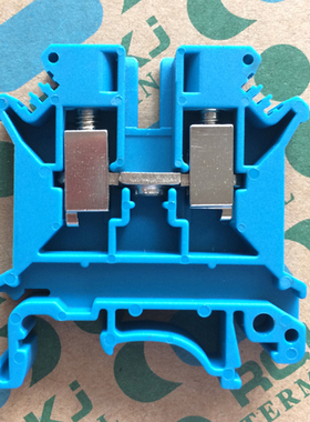 RJ1 UK6N-TL蓝色/瑞奇接线端子/6平方/全体铜件/V0阻燃