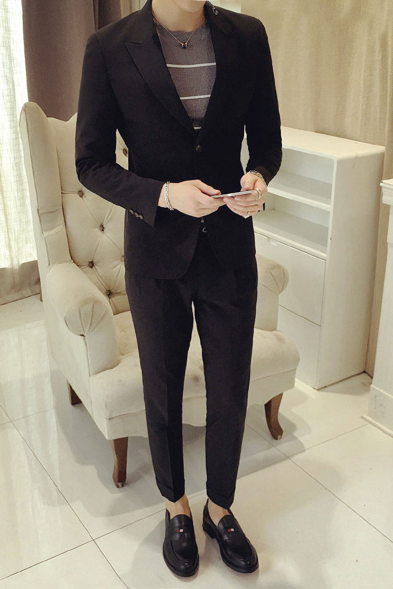 Costume homme en coton pour automne - Ref 1548912 Image 6