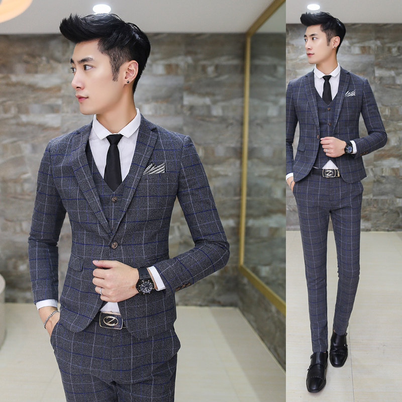 Costume homme en coton pour automne - Ref 1578578 Image 1