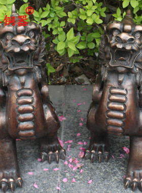 宇卓铜器黄铜貔貅摆件工艺品