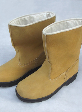 高筒单劳保鞋 劳保靴 油田钢包头 防砸安全鞋 工作鞋  焊工鞋