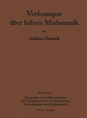 【预订】Vorlesungen Uber Hohere Mathematik: ...