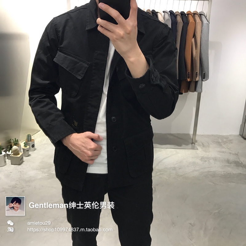 春款美式休闲m65全棉狩猎风衣