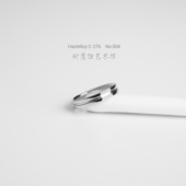 强韧 耐腐蚀艺术馆 简约细腻亮白 全能耐蚀 轨迹 哈氏合金戒指