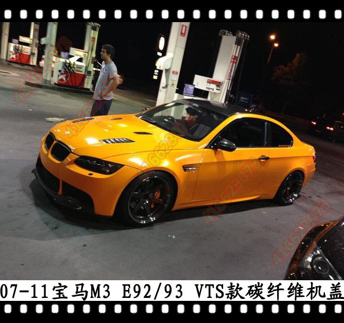 适用于宝马M3开孔碳纤维引擎盖E93机盖改装E90发动机盖E92