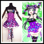 现货蝴蝶家lovelive电玩觉醒东条希cos服装 裙子手环鞋 子led