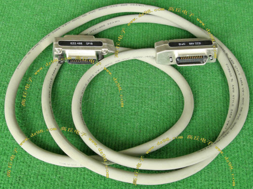 进口拆机 IEEE-488 GPIB 数据线 工控线 连接线 镀金接触针 2米