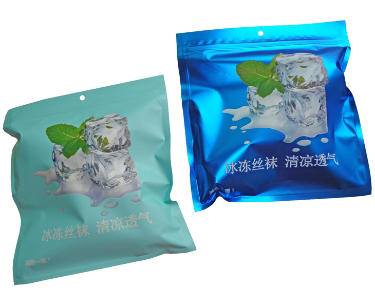 夏季超薄冰冻丝袜 防勾丝冰丝连裤袜面膜袋装冰冷冻丝袜黑色肤色