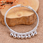 Ancient Bohemia Bell 990 silver bracelets Sterling Silver the Moon pure silver bracelet garlic opening silver bracelets