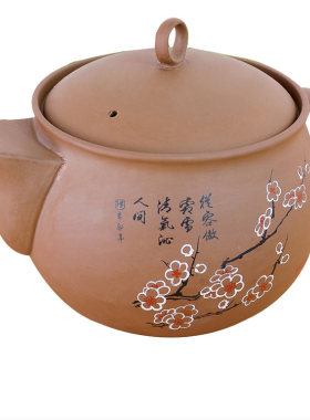5升紫砂麦饭石煎药壶中药壶养生壶煎药罐中药煲中药锅煎药器砂锅