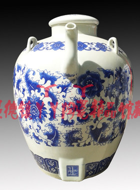 无铅景德镇带嘴陶瓷油罐