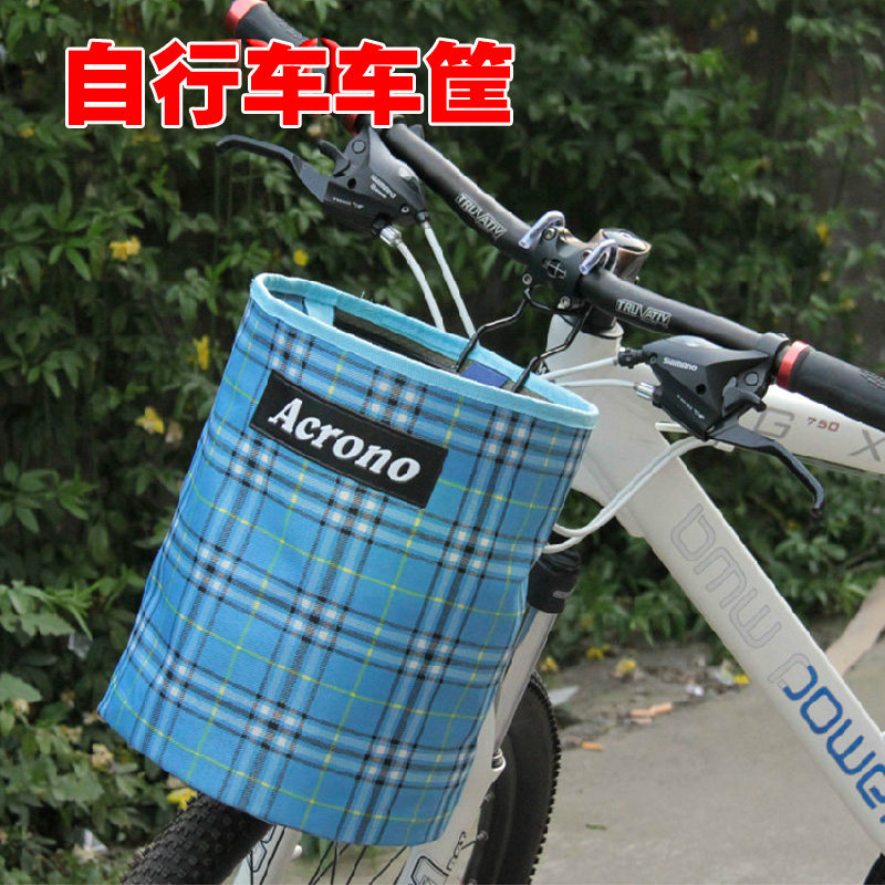 Panier pour vélo ONLINELOVE en toile - Ref 2256193 Image 1