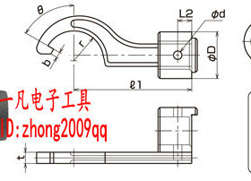 FH15D*38 FH15DX38 挂钩式扭力扳手头 可换头扭矩扳手头 东日