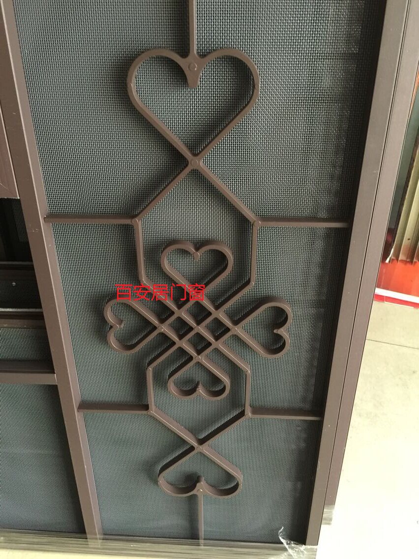 铝合金窗花加厚防盗网图片