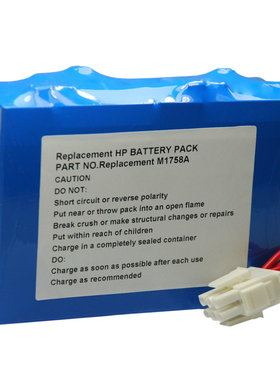 适用HP惠普 M1758A M1722A M1723A M1722B M1724A 除颤仪 电池